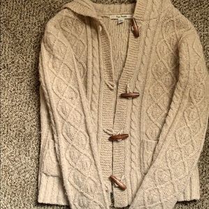FREE PEOPLE wool button up cardigan